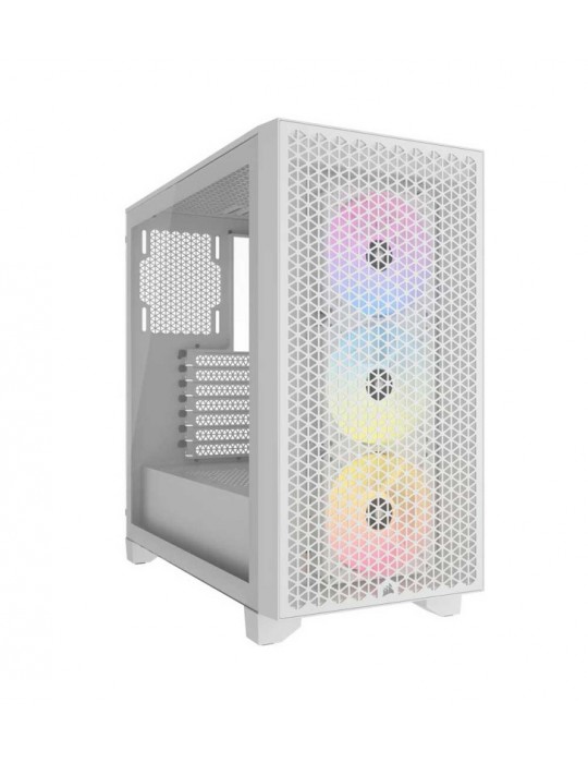 CORSAIR 3000D RGB AIRFLOW TEMPERED GLASS MID-TOWER WHITE