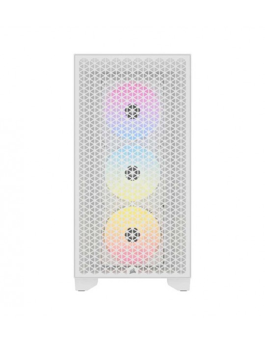 CORSAIR 3000D RGB AIRFLOW TEMPERED GLASS MID-TOWER WHITE