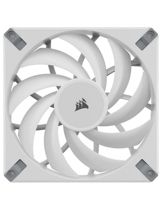 Corsair CO-9050159-WW système de refroidissement d?ordinateur Boitier PC Ventilateur Blanc 1 pièce(s)