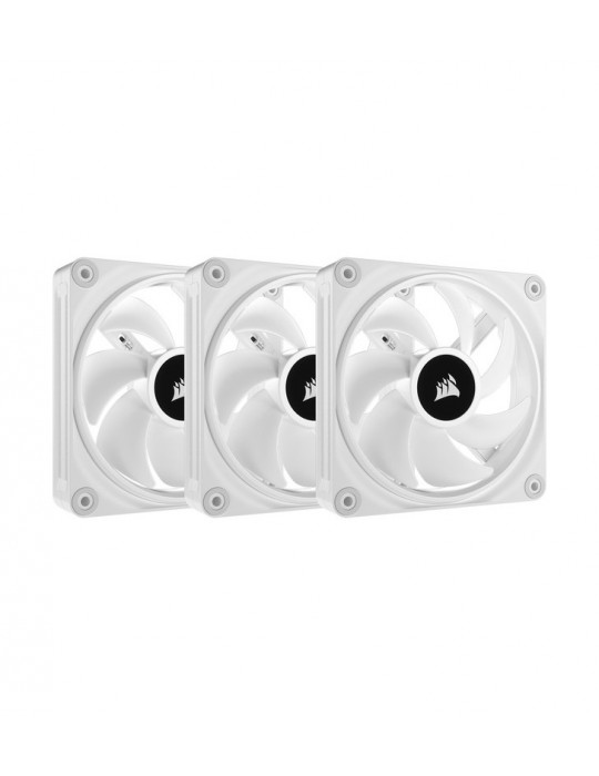 Corsair CO-9051006-WW système de refroidissement d?ordinateur Boitier PC Ventilateur 12 cm Blanc 3 pièce(s)