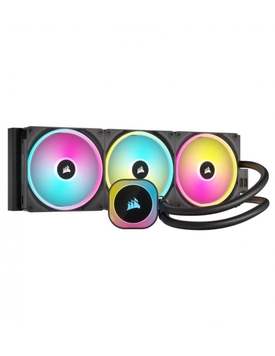 Corsair H170I Processeur Kit de refroidissement du liquide 14 cm Noir