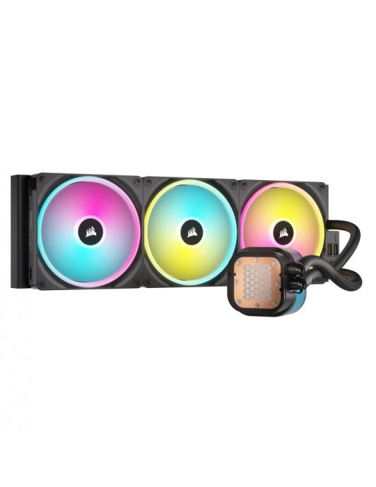 Corsair H170I Processeur Kit de refroidissement du liquide 14 cm Noir