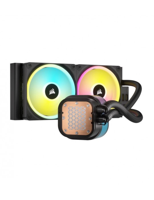 Corsair H100I Processeur Kit de refroidissement du liquide 12 cm Noir