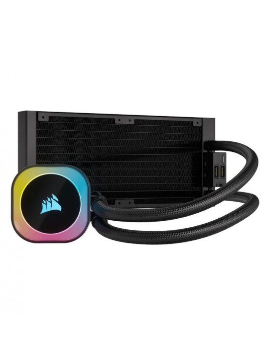 Corsair H100I Processeur Kit de refroidissement du liquide 12 cm Noir