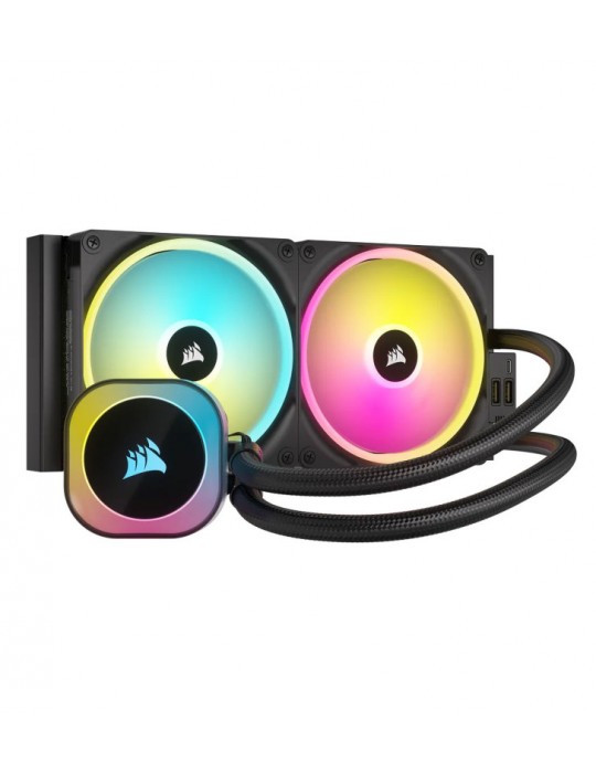 Corsair H115I Processeur Kit de refroidissement du liquide 14 cm Noir