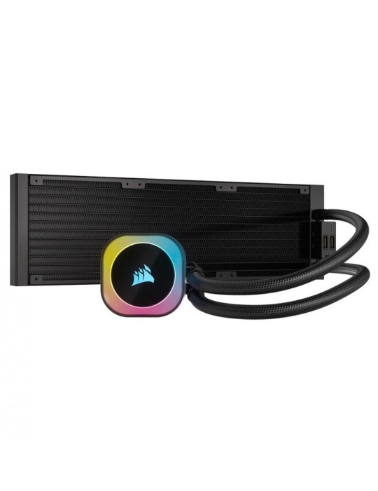 Corsair H150I Processeur Refroidisseur de liquide tout-en-un 12 cm Noir