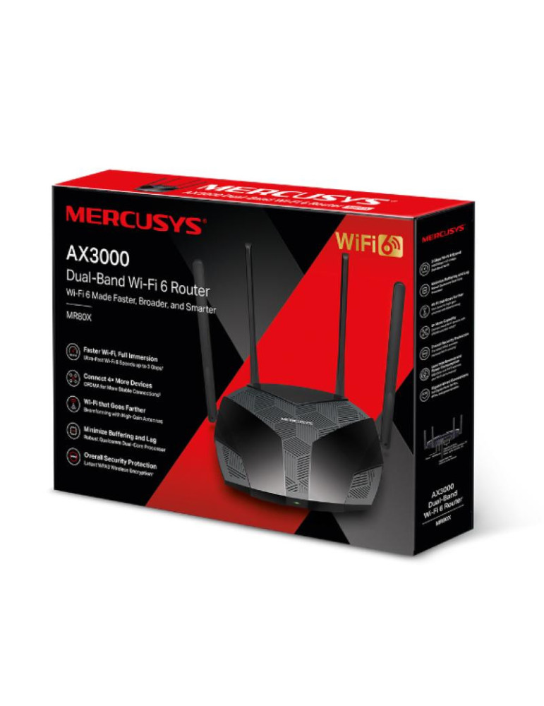Mercusys Routeur WIFI AX3000 *MR80X | DOTIRI
