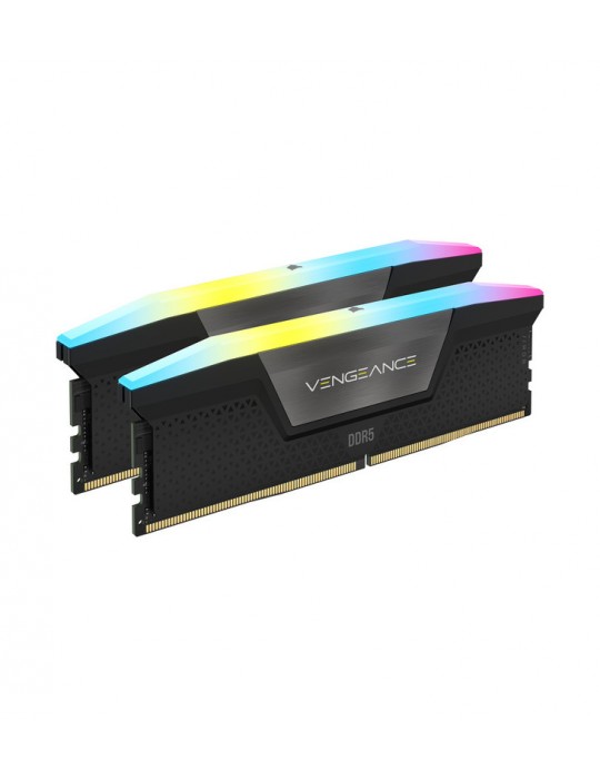 Corsair Vengeance RGB CMH32GX5M2B5600C40K module de mémoire 32 Go 2 x 16 Go DDR5 5600 MHz