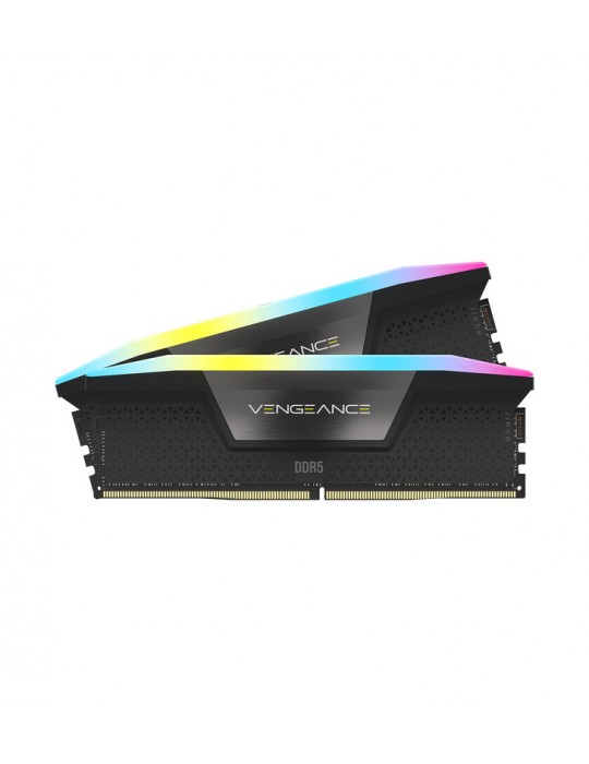 Corsair Vengeance RGB CMH32GX5M2B5600C40K module de mémoire 32 Go 2 x 16 Go DDR5 5600 MHz