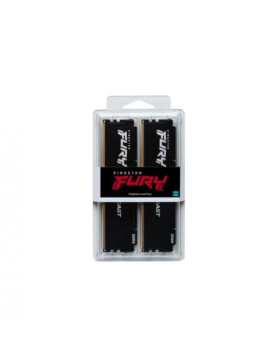 KINGSTON 16G (2x8G) D5 5200Mhz FURY BEAST BLACK XMP