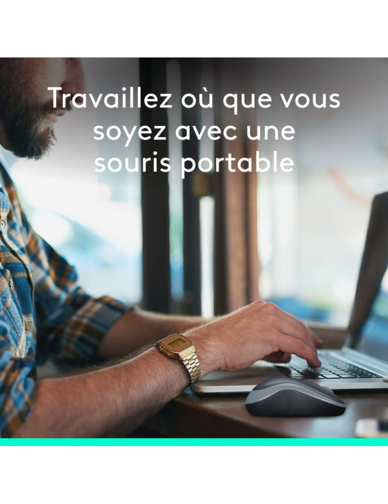 Logitech M185 Sans Fil USB Noir /Gris Retail | DOTIRI