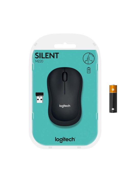 Logitech M220 Silent Noir Sans Fil | DOTIRI