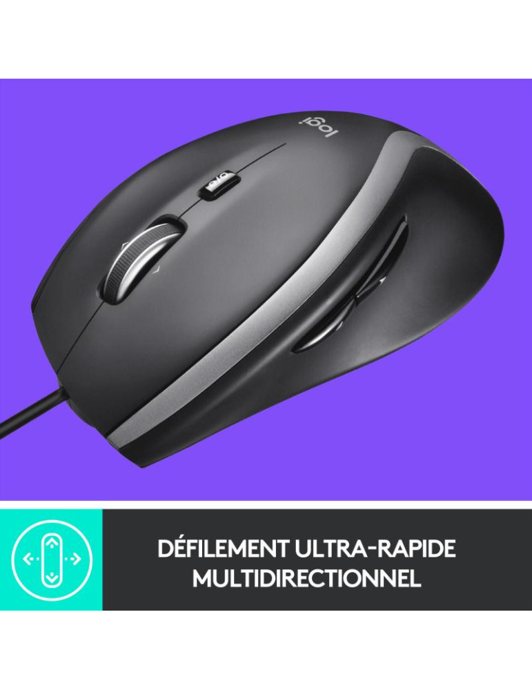 Logitech M500S Laser Filaire Noir - Souris | DOTIRI