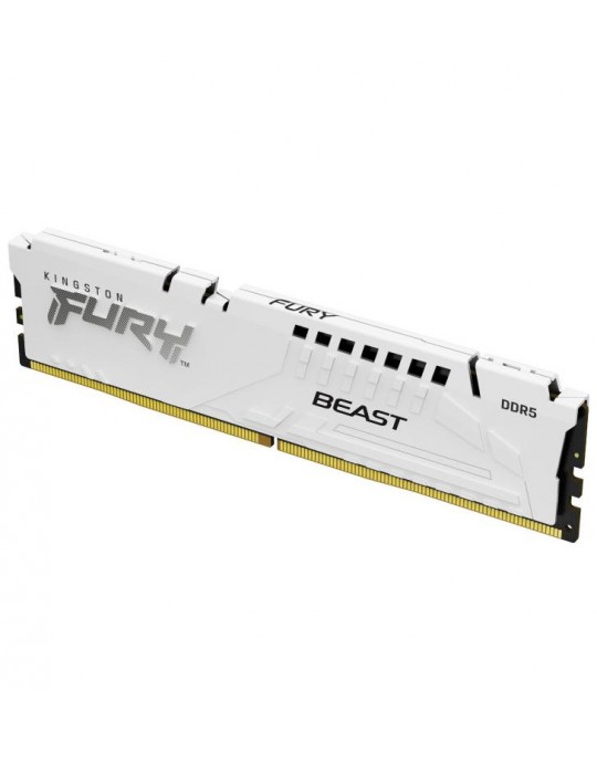 Kingston Technology FURY Beast 32 Go 5200 MT/s DDR5 CL40 DIMM (Kits de 2) White XMP