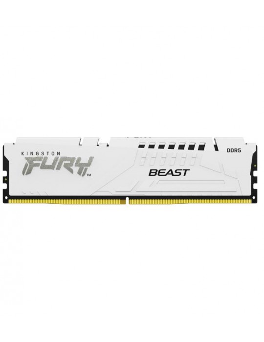 Kingston Technology FURY Beast 32 Go 5200 MT/s DDR5 CL40 DIMM (Kits de 2) White XMP