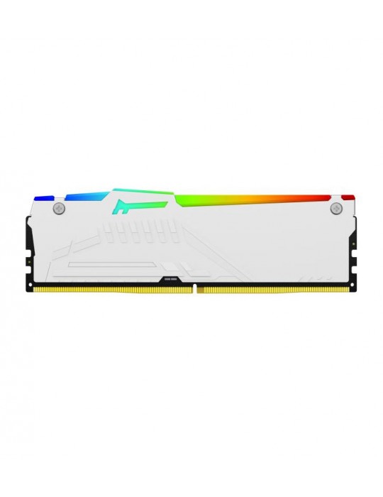 Kingston Technology FURY Beast 32 Go 5600 MT/s DDR5 CL36 DIMM (Kits de 2) White RGB EXPO