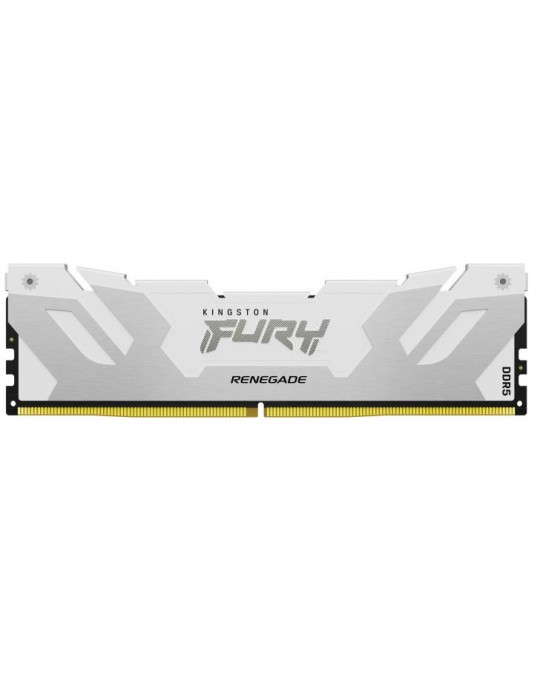 Kingston Technology FURY DIMM DDR5 CL32 32Go 6000 MT/s (kit de 2) Renegade Blanc XMP