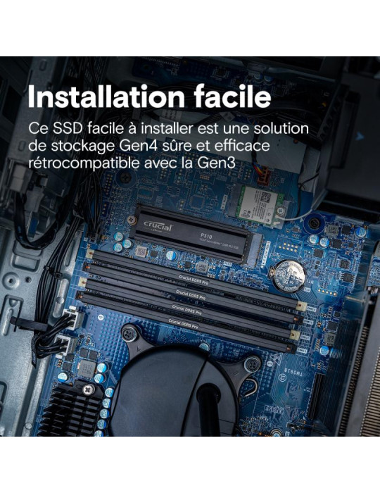 CRUCIAL P310 1T PCIe M.2*CT1000P310SSD5 avec | DOTIRI