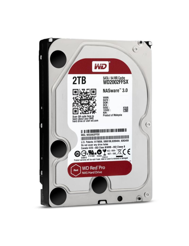 Western Digital HDD Red Pro 2To 3.5" - WD2002FFSX | DOTIRI