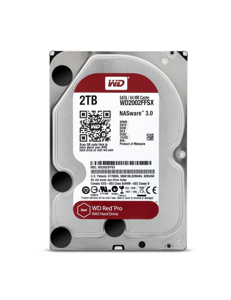 Western Digital HDD Red Pro 2To 3.5" - WD2002FFSX | DOTIRI