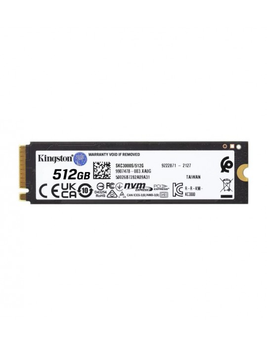 KINGSTON SSD KC3000 512G PCIe 4.0 NVMe M.2 *SKC3000S/512G