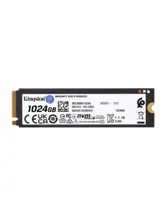 KINGSTON SSD KC3000 1T PCIe 4.0 NVMe M.2 *SKC3000S/1024G