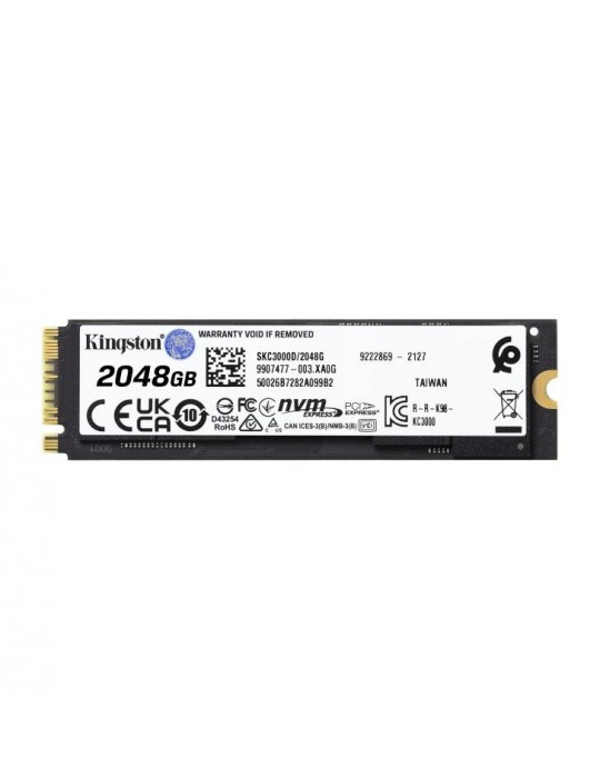 KINGSTON SSD KC3000 2T PCIe 4.0 NVMe M.2 *SKC3000D/2048G