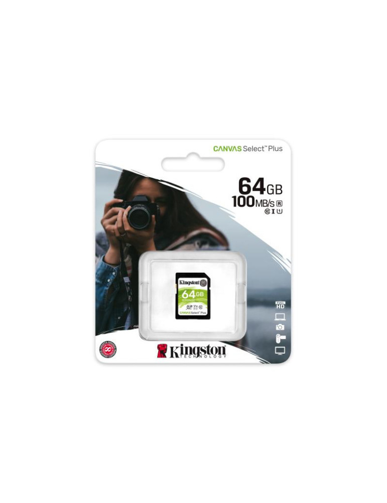 KINGSTON  Carte SDXC Canvas Select Plus  64G | DOTIRI