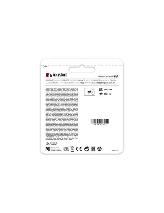 KINGSTON  Carte SDXC Canvas Select Plus  64G | DOTIRI