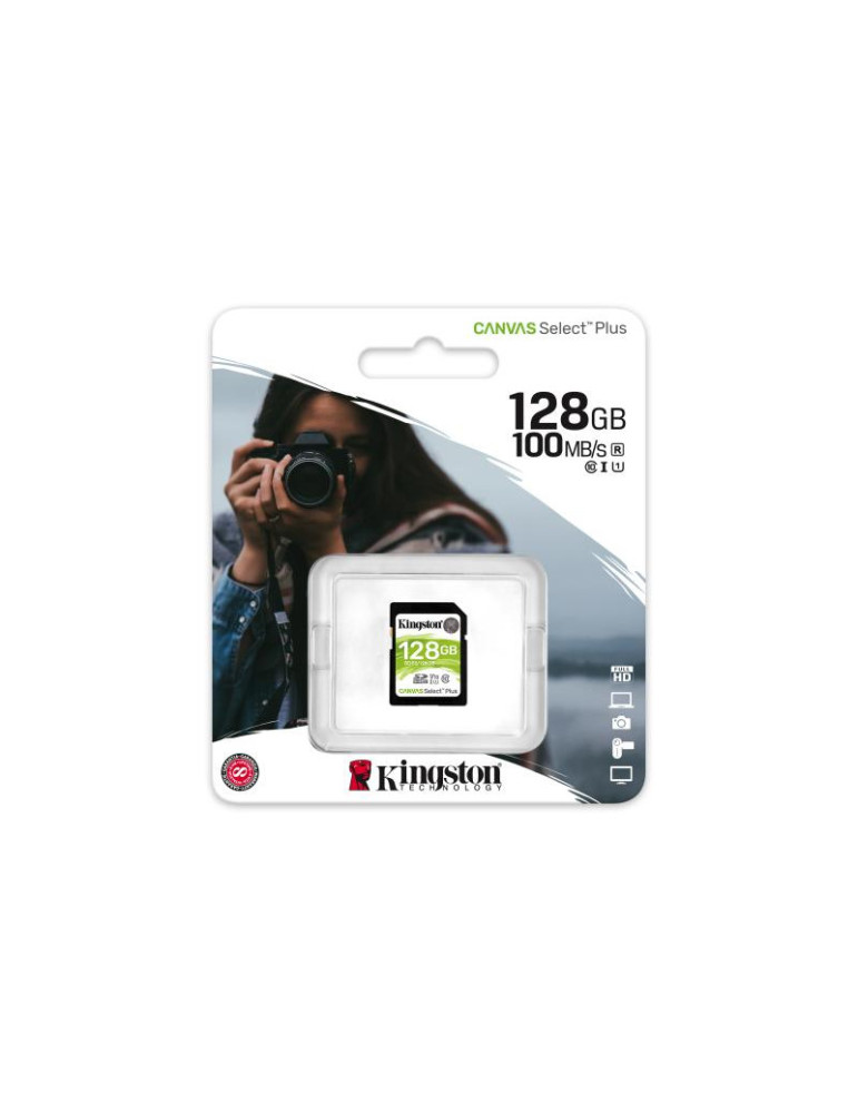 KINGSTON  Carte SDXC Canvas Select Plus  128G | DOTIRI