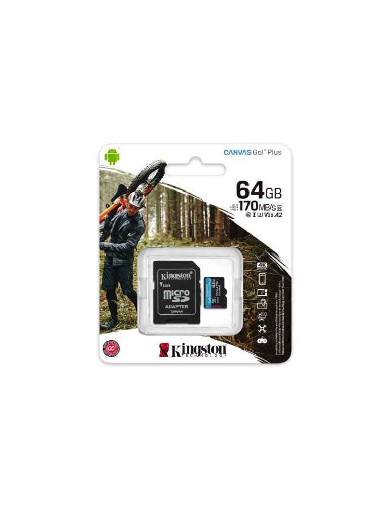 KINGSTON microSDXC Canvas Go Plus 64G *SDCG3/64GB | DOTIRI
