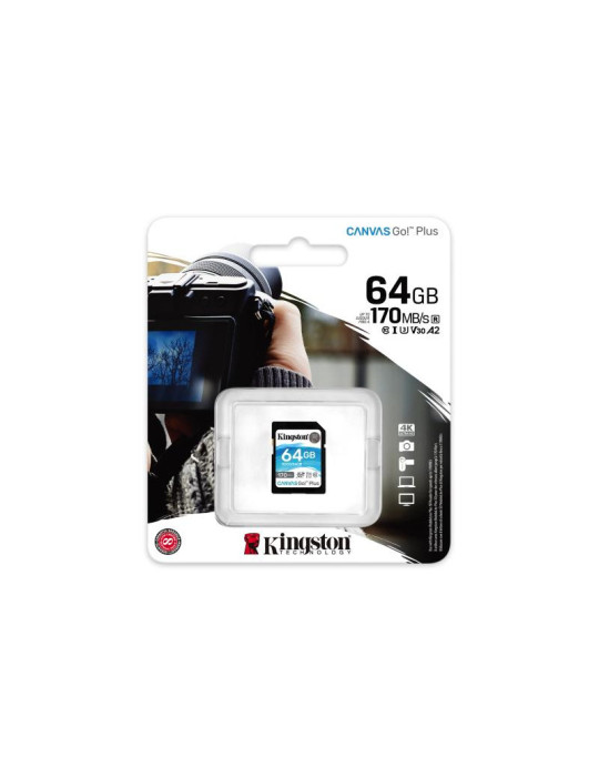 KINGSTON 64GB SDXC Canvas Go Plus *SDG3/64GB | DOTIRI