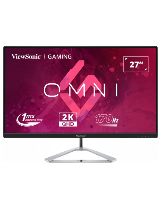 Viewsonic VX Series VX2780-2K LED display 68,6 cm (27") 2560 x 1440 pixels 2K Ultra HD Noir