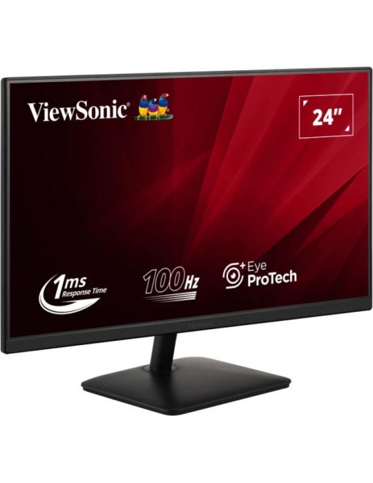 Viewsonic VA2408-MHDB écran plat de PC 61 cm (24") 1920 x 1080 pixels Full HD LED Noir