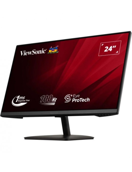 Viewsonic VA2408-MHDB écran plat de PC 61 cm (24") 1920 x 1080 pixels Full HD LED Noir