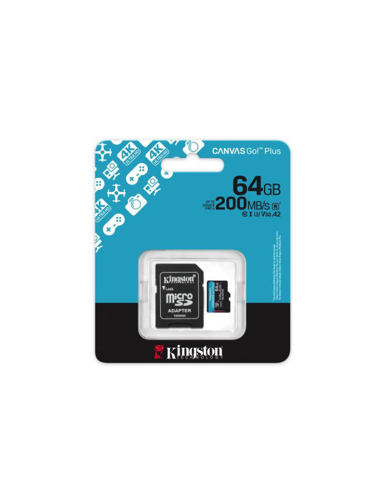 Kingston Technology Carte microSDXC Canvas Go | DOTIRI