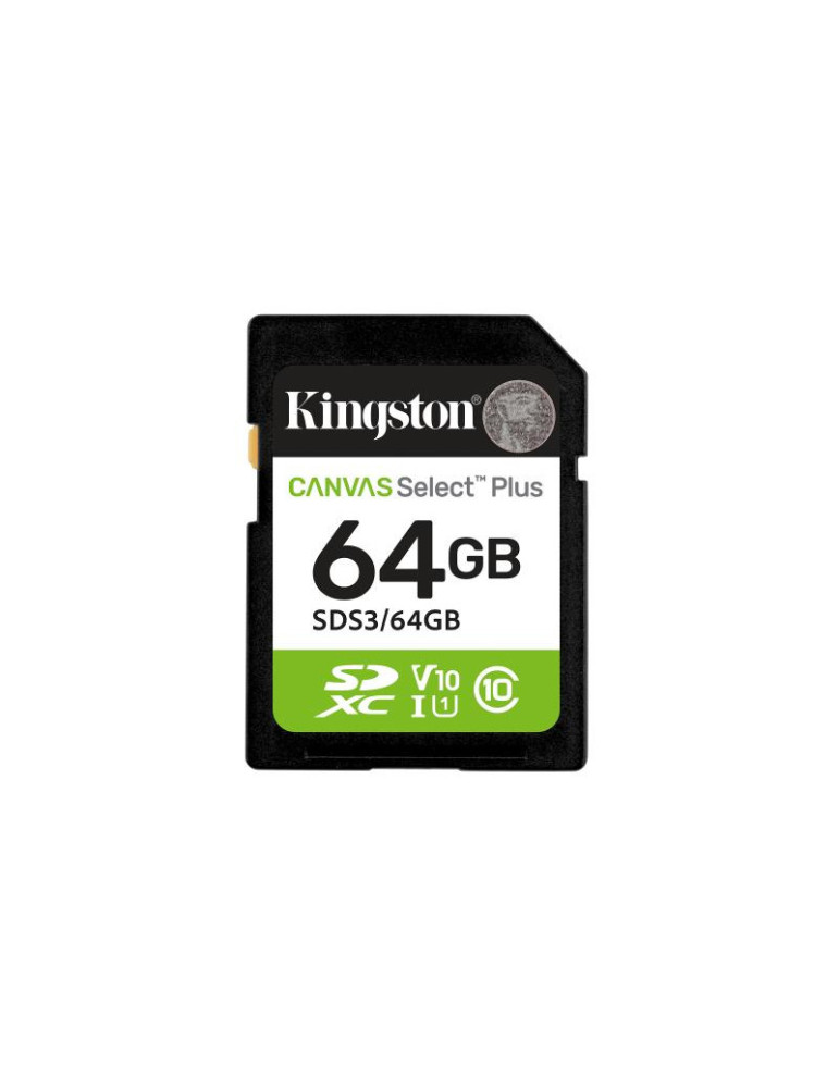 KINGSTON Carte memoire 64GB SDXC Canvas Select | DOTIRI