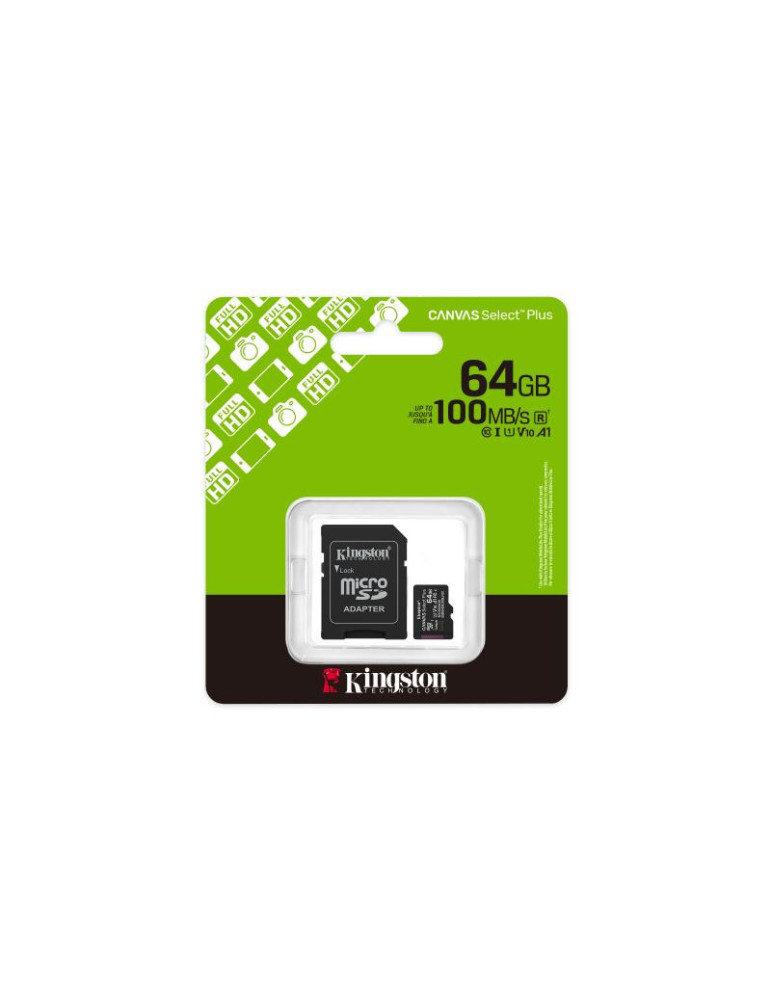 Kingston Technology 64GB microSDXC Canvas Select | DOTIRI