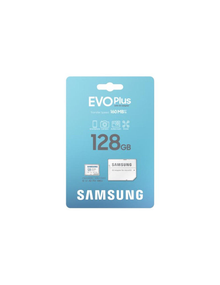 Samsung Carte MicroSD EVO Plus (2024) 128 Go | DOTIRI