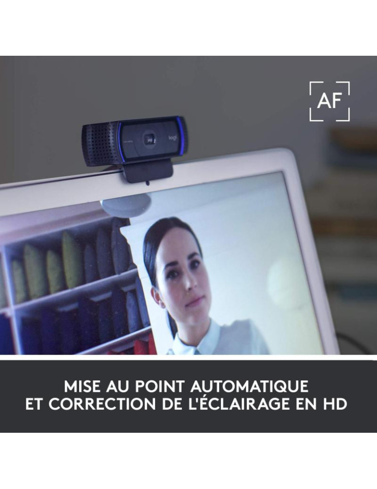 Logitech HD PRO Webcam C920 Refresh Noir | DOTIRI