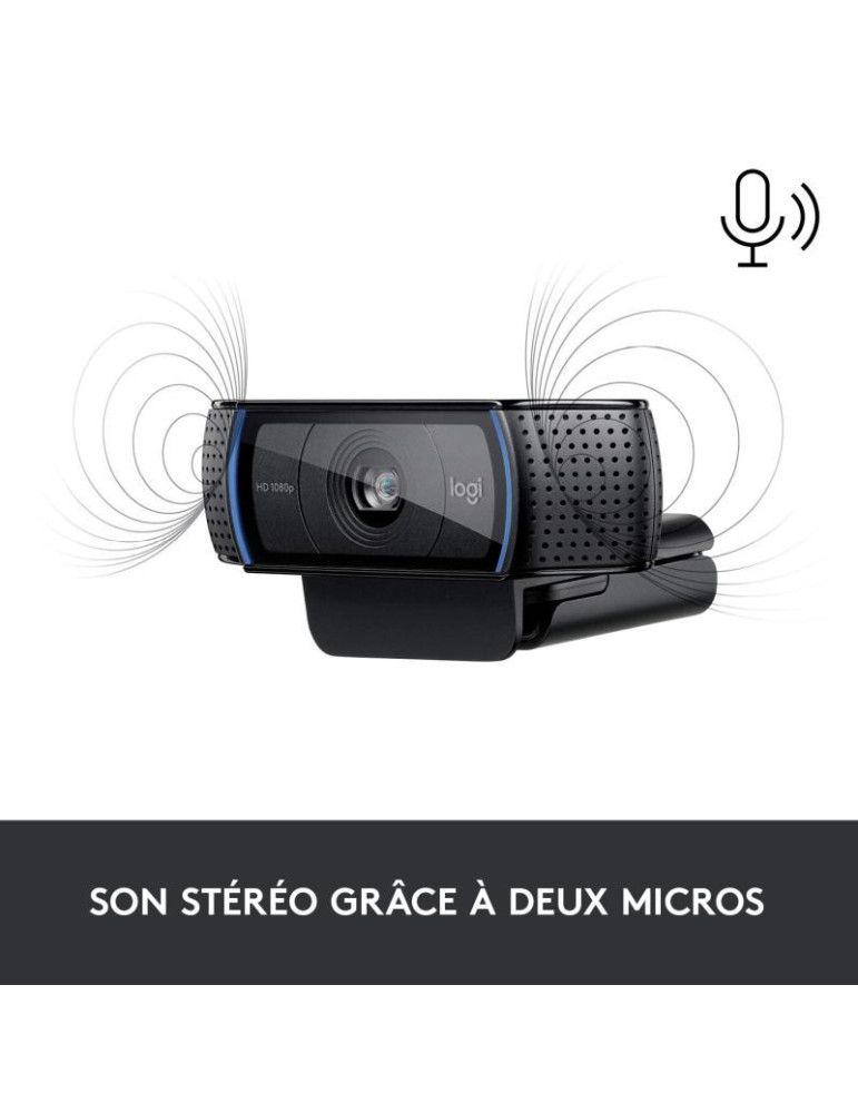 Logitech HD PRO Webcam C920 Refresh Noir | DOTIRI