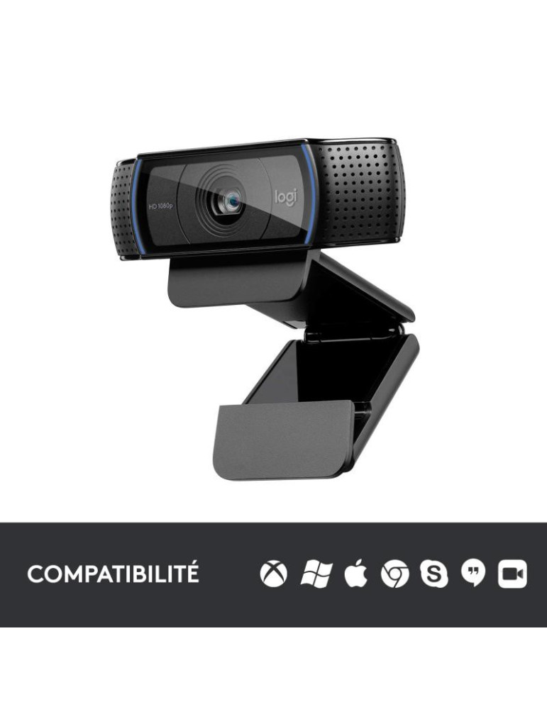 Logitech HD PRO Webcam C920 Refresh Noir | DOTIRI