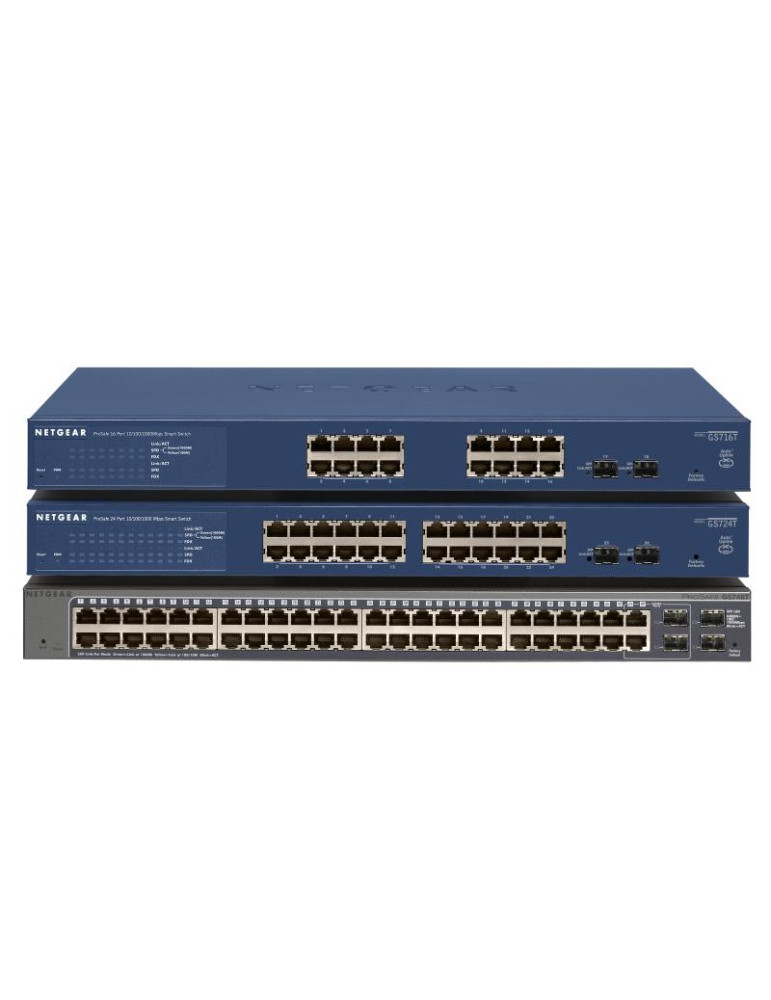 NETGEAR GS716T Géré L2/L3 Gigabit Ethernet | DOTIRI