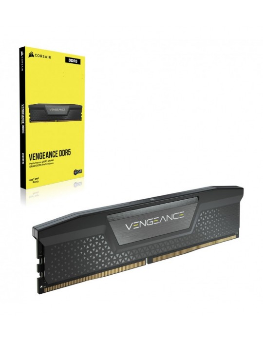 Corsair Vengeance CMK16GX5M1B5200C40 module de mémoire 16 Go 1 x 16 Go DDR5 5200 MHz