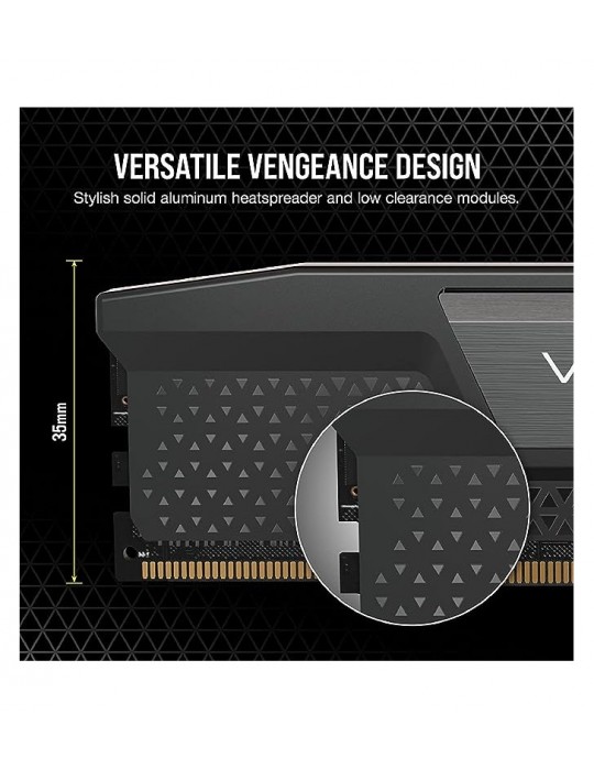 Corsair Vengeance CMK32GX5M2B6000C36 module de mémoire 32 Go 2 x 16 Go DDR5 6000 MHz