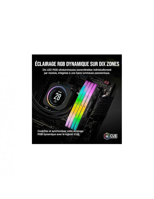 Corsair Vengeance RGB CMH32GX5M2X7200C34 module de mémoire 32 Go 2 x 16 Go DDR5 7200 MHz