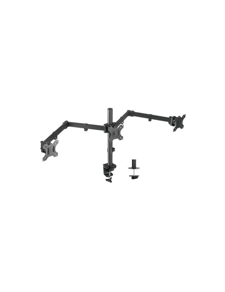 KIMEX Support de Bureau A Pincer pour 3 Ecrans | DOTIRI