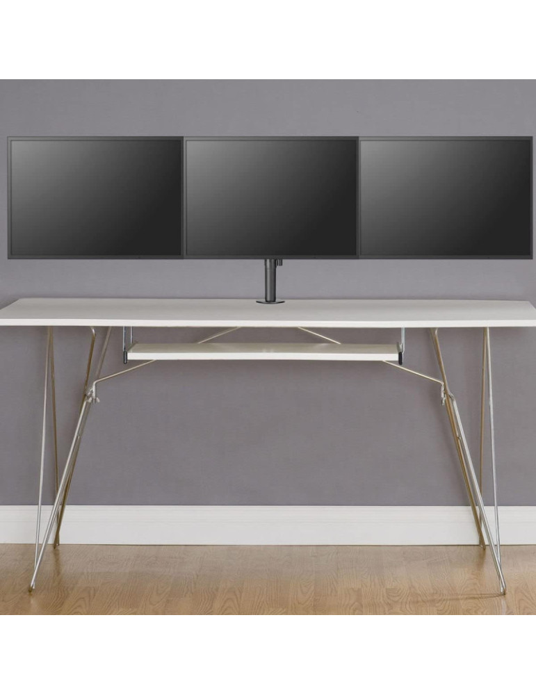 KIMEX Support de Bureau A Pincer pour 3 Ecrans | DOTIRI