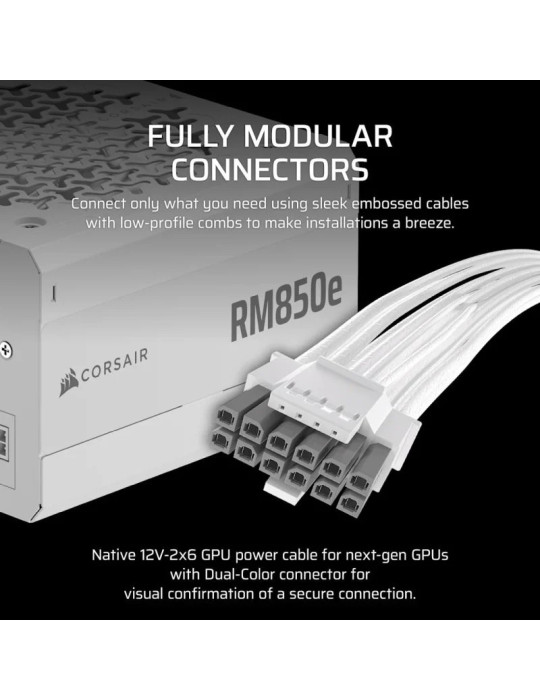 CORSAIR RMe White Series, RM850e White, 850 | DOTIRI