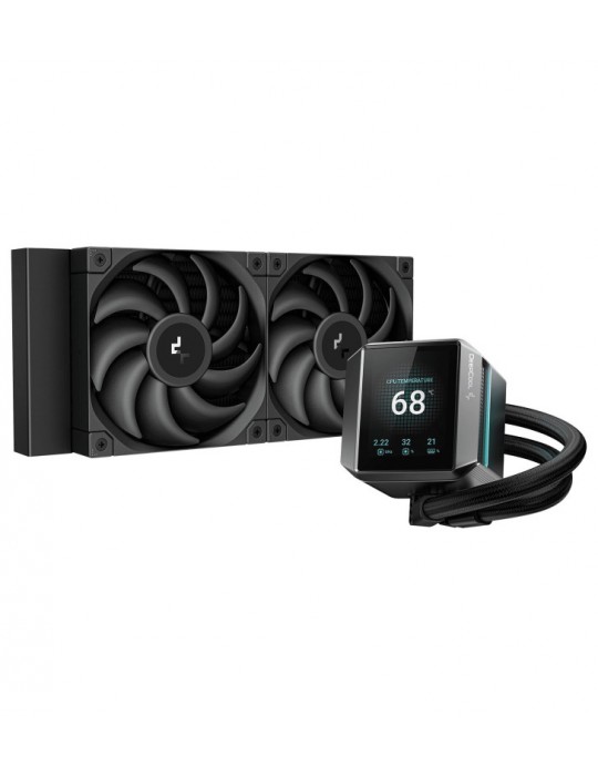 DeepCool MYSTIQUE 240 Processeur Refroidisseur de liquide tout-en-un 12 cm Noir 1 pièce(s)